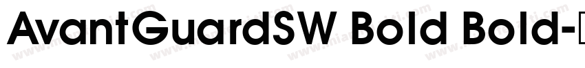 AvantGuardSW Bold Bold字体转换